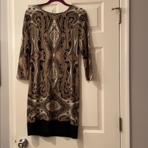 Michael Kors gold/black dress.